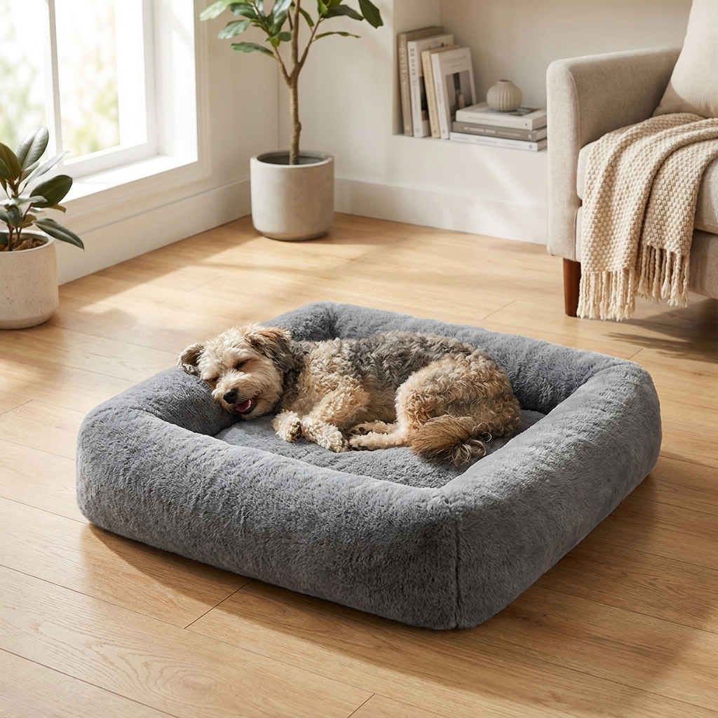 Ortopædisk Hundemadras – Memory Foam til Led & Dyb Søvn